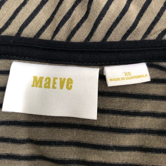 Maeve Anthropologie short sleeve striped top - Picture 7 of 8